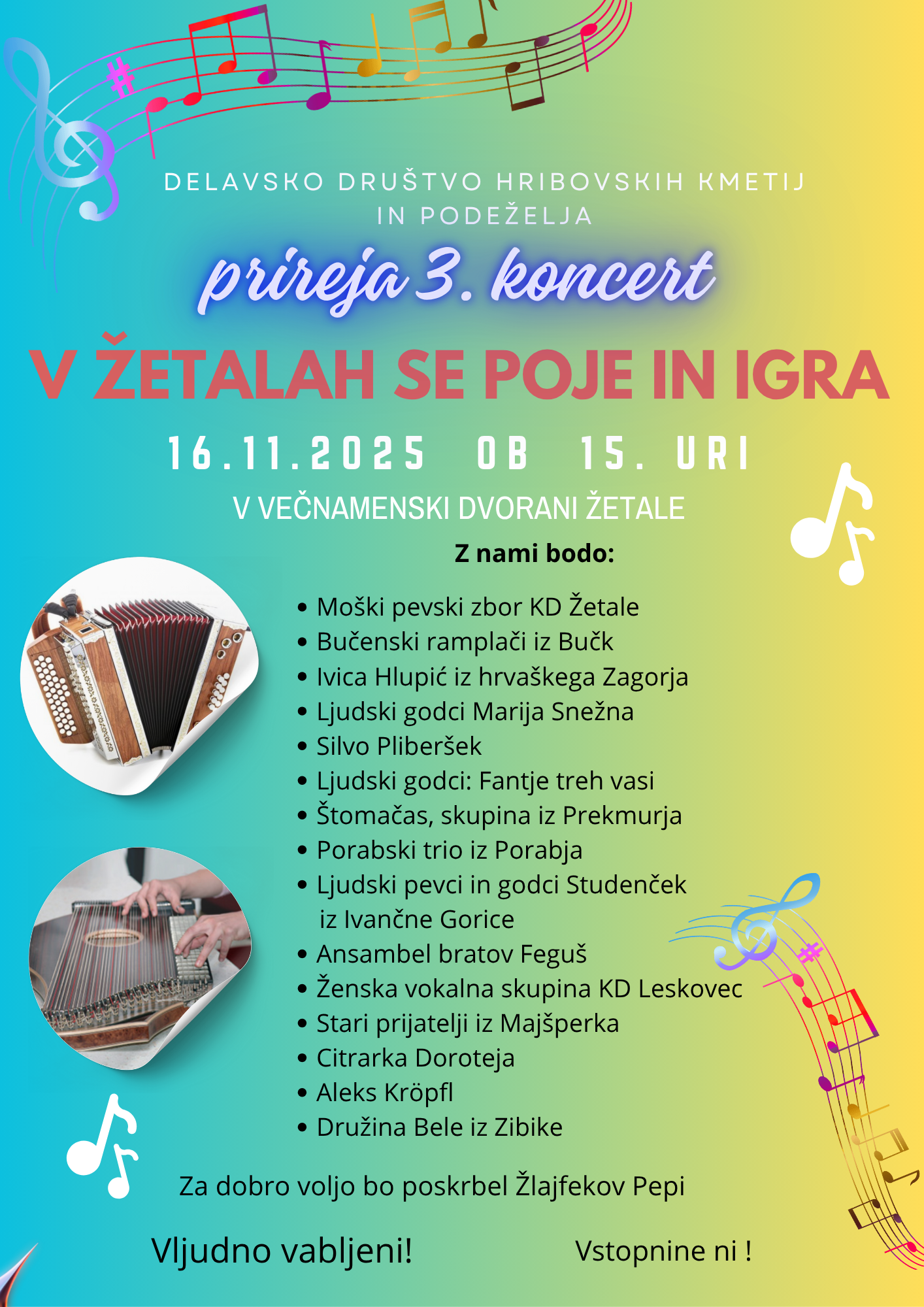 V Žetalah se poje in igra 2025